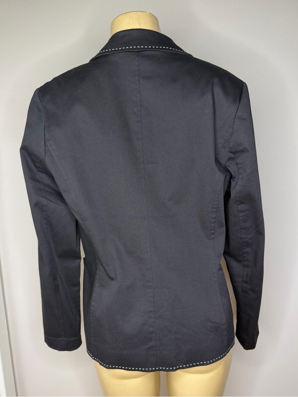 Tower Hill Sport Women’s Black Blazer Size 10 - Picture 5 of 11